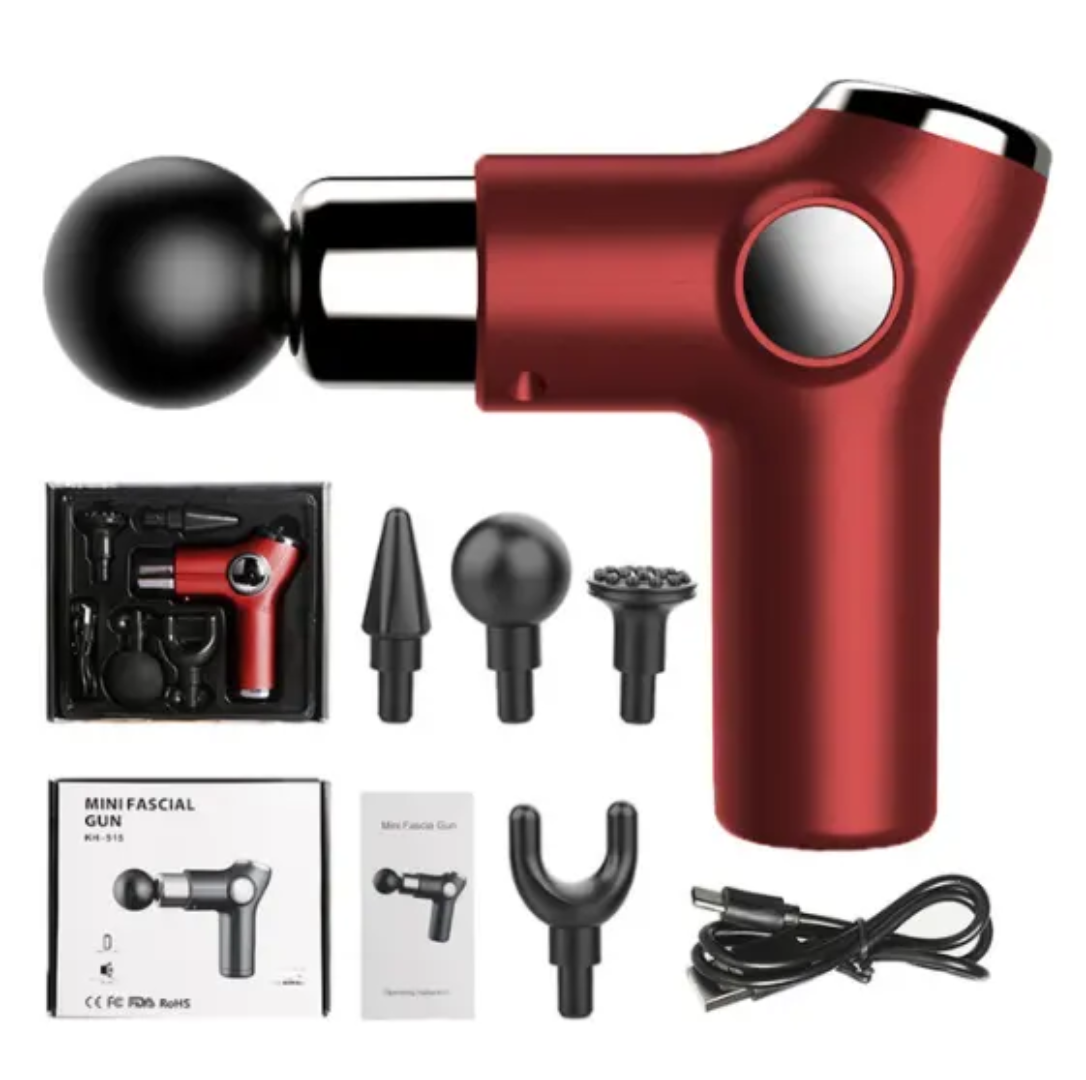 Pistolet de Massage Musculaire - Soulagement Instantané des Douleurs et Tensions !