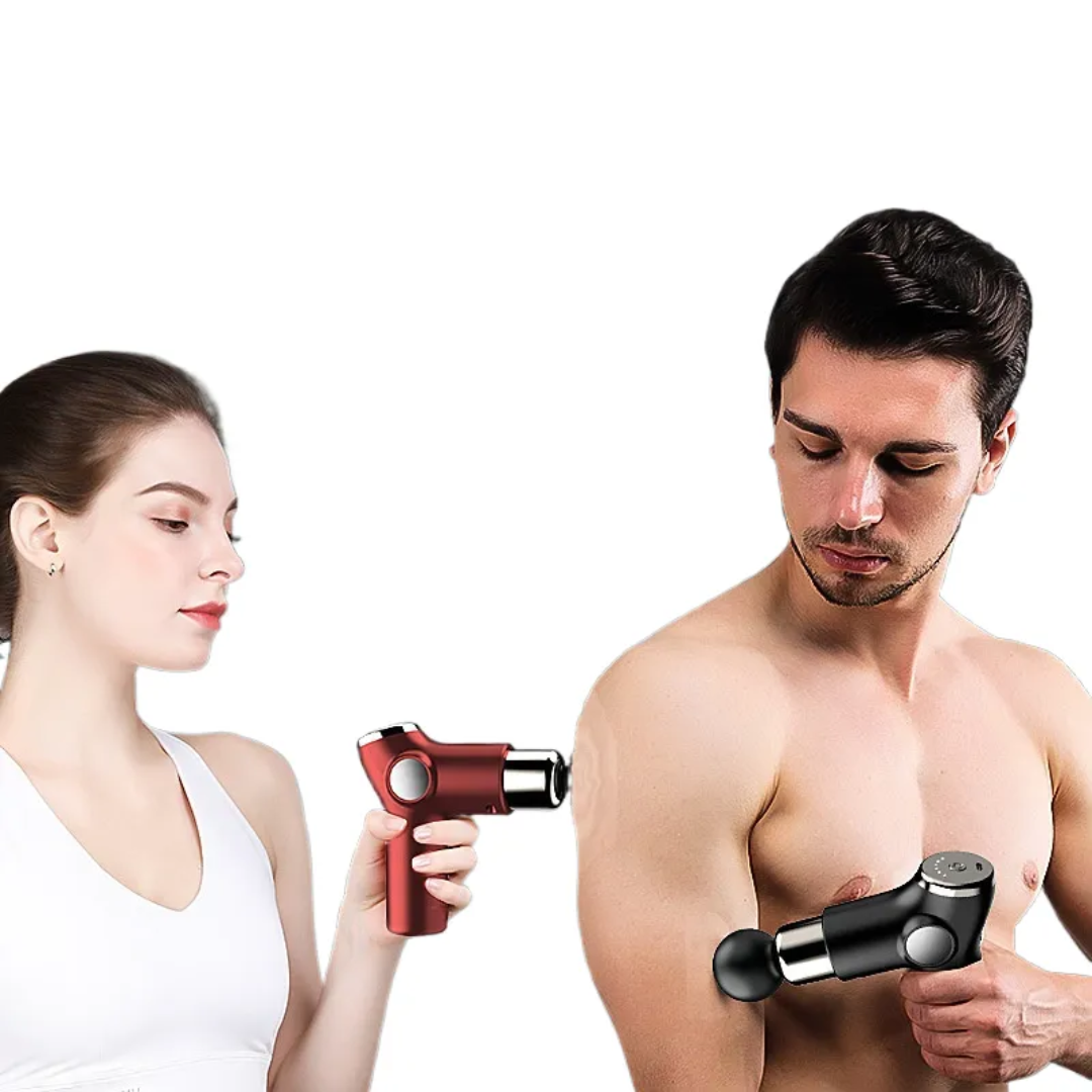 Pistolet de Massage Musculaire - Soulagement Instantané des Douleurs et Tensions !