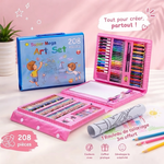 Charger l'image dans la galerie, Réveillez la créativité de votre enfant avec le Kit de Coloriage 208 pièces + Rouleau de Coloriage 3 mètres OFFERT
