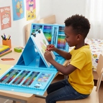 Charger l'image dans la galerie, Réveillez la créativité de votre enfant avec le Kit de Coloriage 208 pièces + Rouleau de Coloriage 3 mètres OFFERT
