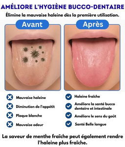 Pack Anti-Mauvaise Haleine : Gratte-Langue + Gel